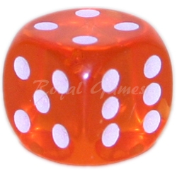 Orange Gem spot dice