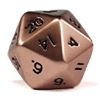 Poly Dice 20 Sided Crom 