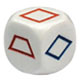 Colour geometric dice