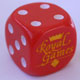 Special Dice on face six opaque