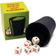 Set Poker with box ( 1 cub + 5 dice 16 mm. )