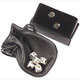 Set 5 Spot Dice 11.5mm  packed in a faux leather pouch