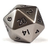 Poly Dice 20 Sided Steel