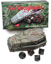 Sarcophagus with 10 Vampires Dice